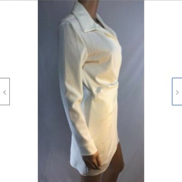 Asos Womens Shirt Dress Long-Sleeve Above Knee 4 - Picture 5 of 16